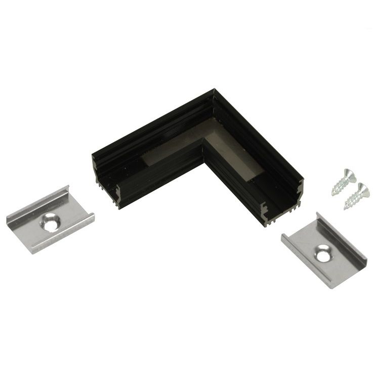 Connecteur UNI12 90° noir (set de 1)