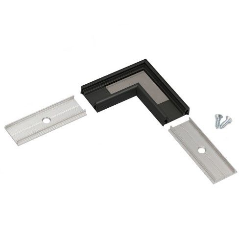 Raccord SURFACE14 90° laqué noir (set de 2)