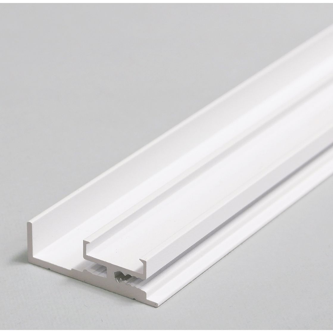 Profilé LED AMBI12 /575mm alu laqué blanc (C/-)
