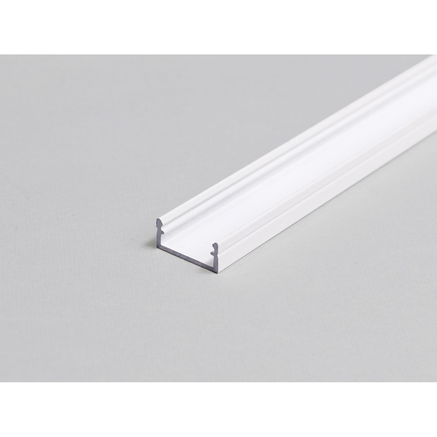 Profilé LED BEGTON12 /1m alu laqué blanc (J/S)