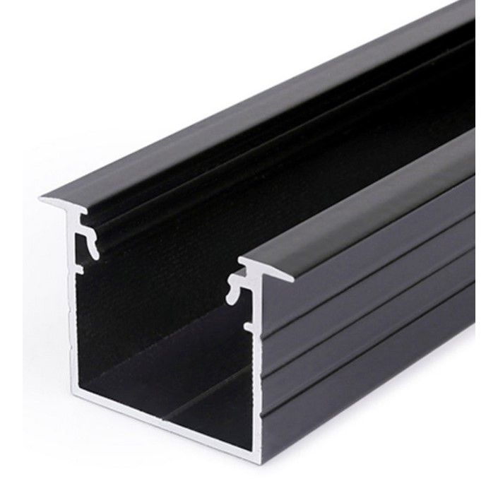 Profilé LED LINEA-IN20 /1m alu anodisé noir (EF/U7)