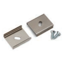 Support de fixation U7 percage oblong inox (set de 2)