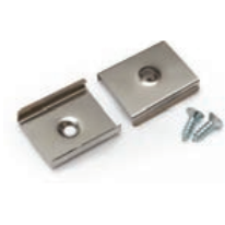 Support de fixation U7 inox percage conique (set de 2)