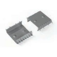 Support de fixation U7 griffes inox (set de 2)