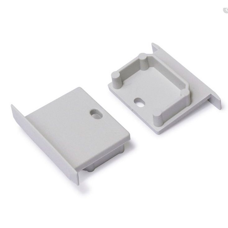 Terminaison LINEA-IN 20 gris + passage de câble (set de 2)