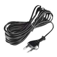 Cable électrique 250V 2x0,75 noir