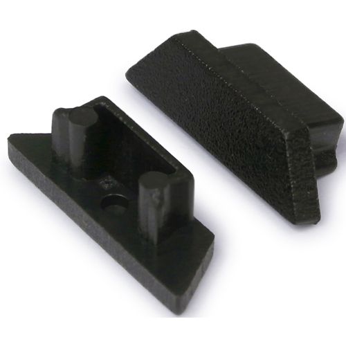 Terminaison sans passage de câble ARC12 noir (set de 2)