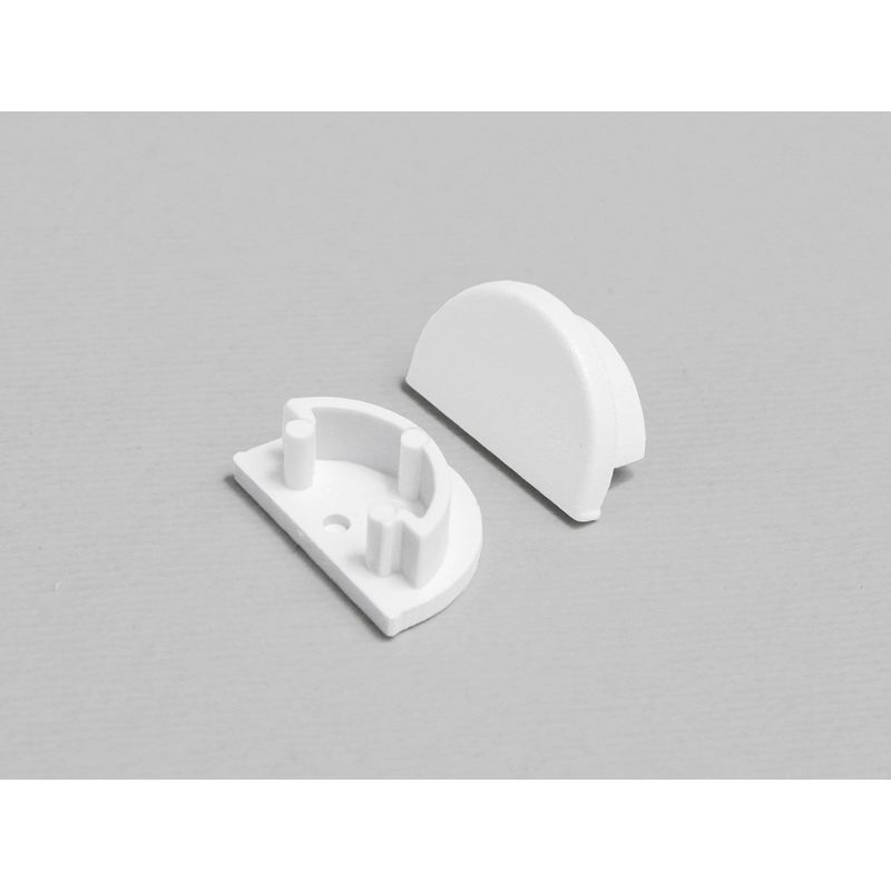 Terminaison avec passage de câble ARC 12 D blanc (set de 2)