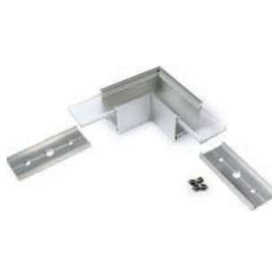 Raccord LINEA20 90°alu anodisé (set de 2)