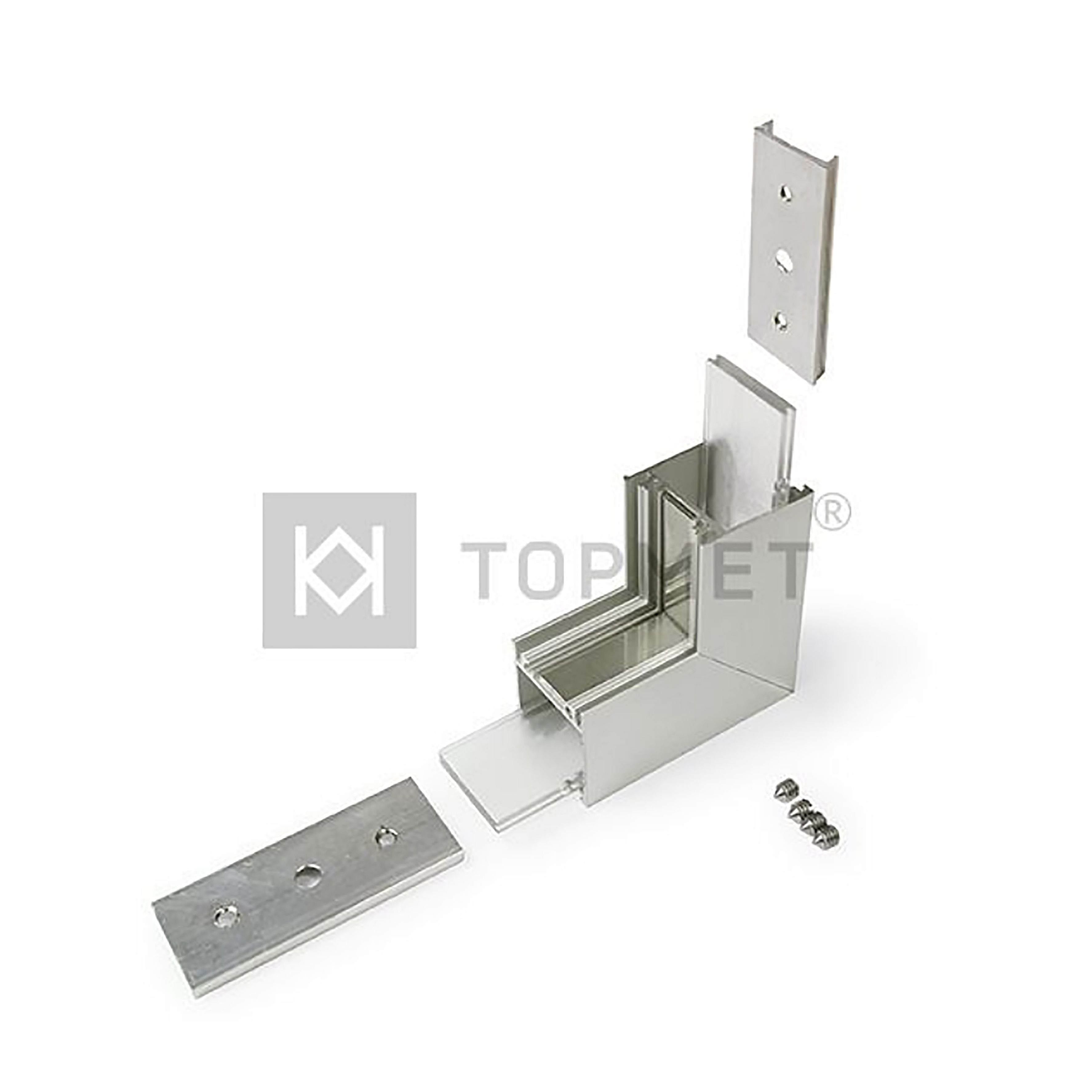 Raccord LINEA20 270° blanc (set de 2)