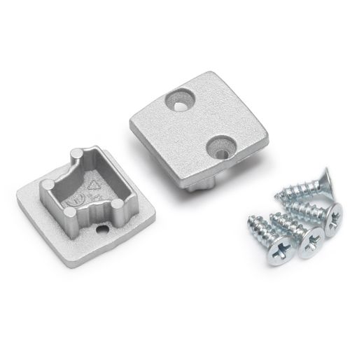 Terminaison FLOOR12 argent (set de 2)