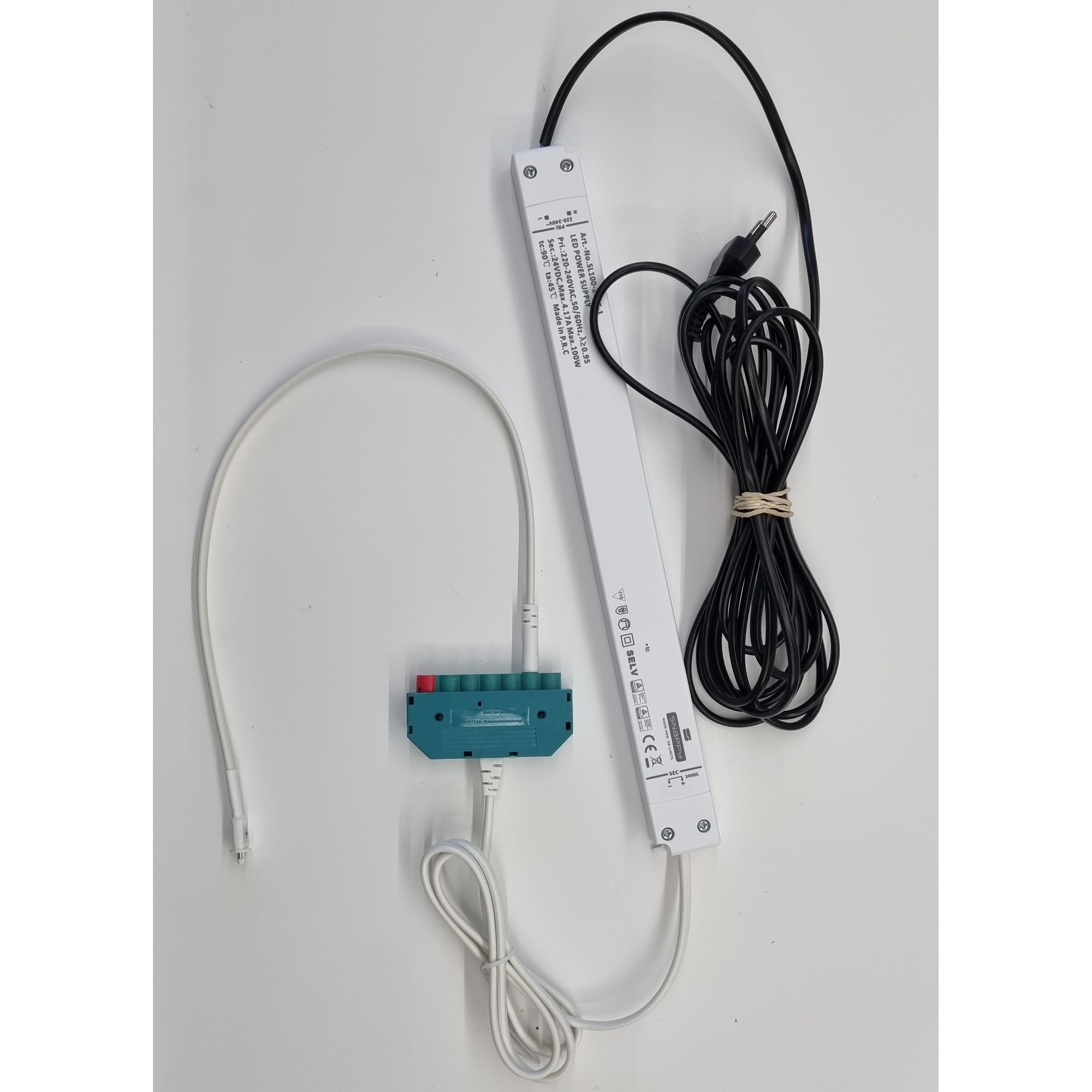 Kit LED rayon alimentation : driver 100w+multivoies (2x6) FK-2