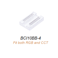 Connecteur TDG-4 RGB 10mm IP20 24V - Boîte de 5