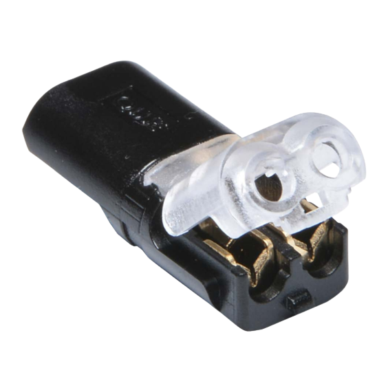 Connecteur de Terminaison en I - 2 Pin IP40 36V Max. 9A Clipsable - Boîte de 5