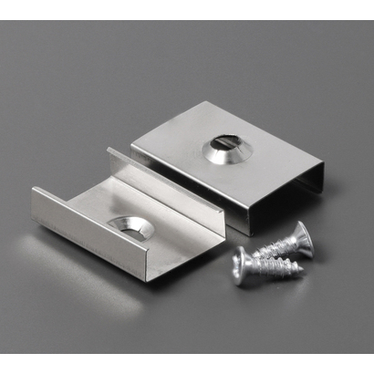 Support S de fixation inox flexible oblong (set de 2)