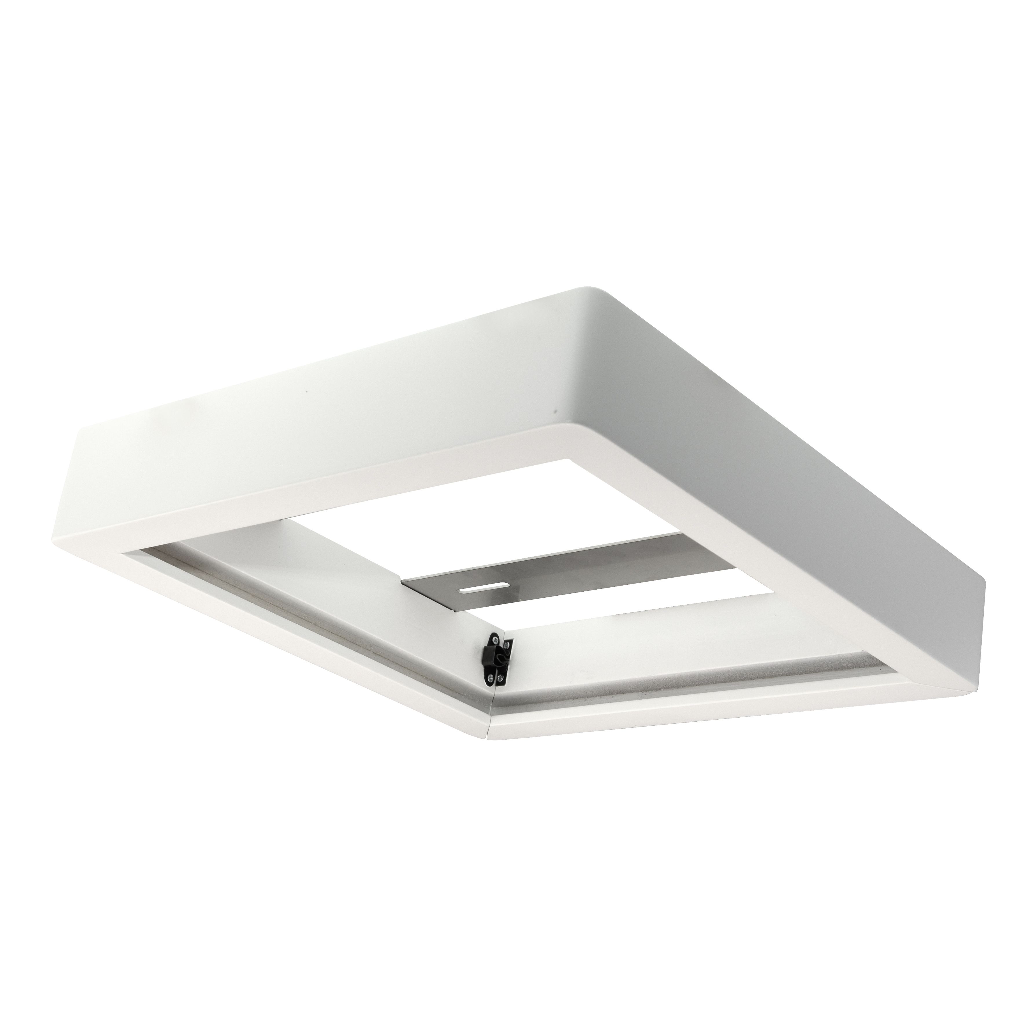 Cadre en bois 300x300 pour panel - Laqué blanc