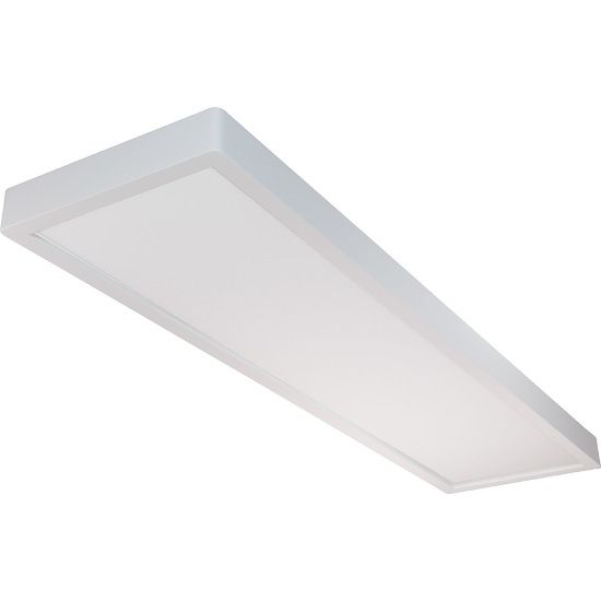 Cadre en bois 300x1200 + panel 42312 - Laqué blanc