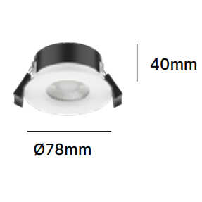 Downlight IP54 60° 5W CCT (3000/4000K) IP54