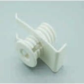 Support prise pour câble FK-2 avec agraffe rapide - blanc - Ø 15,5