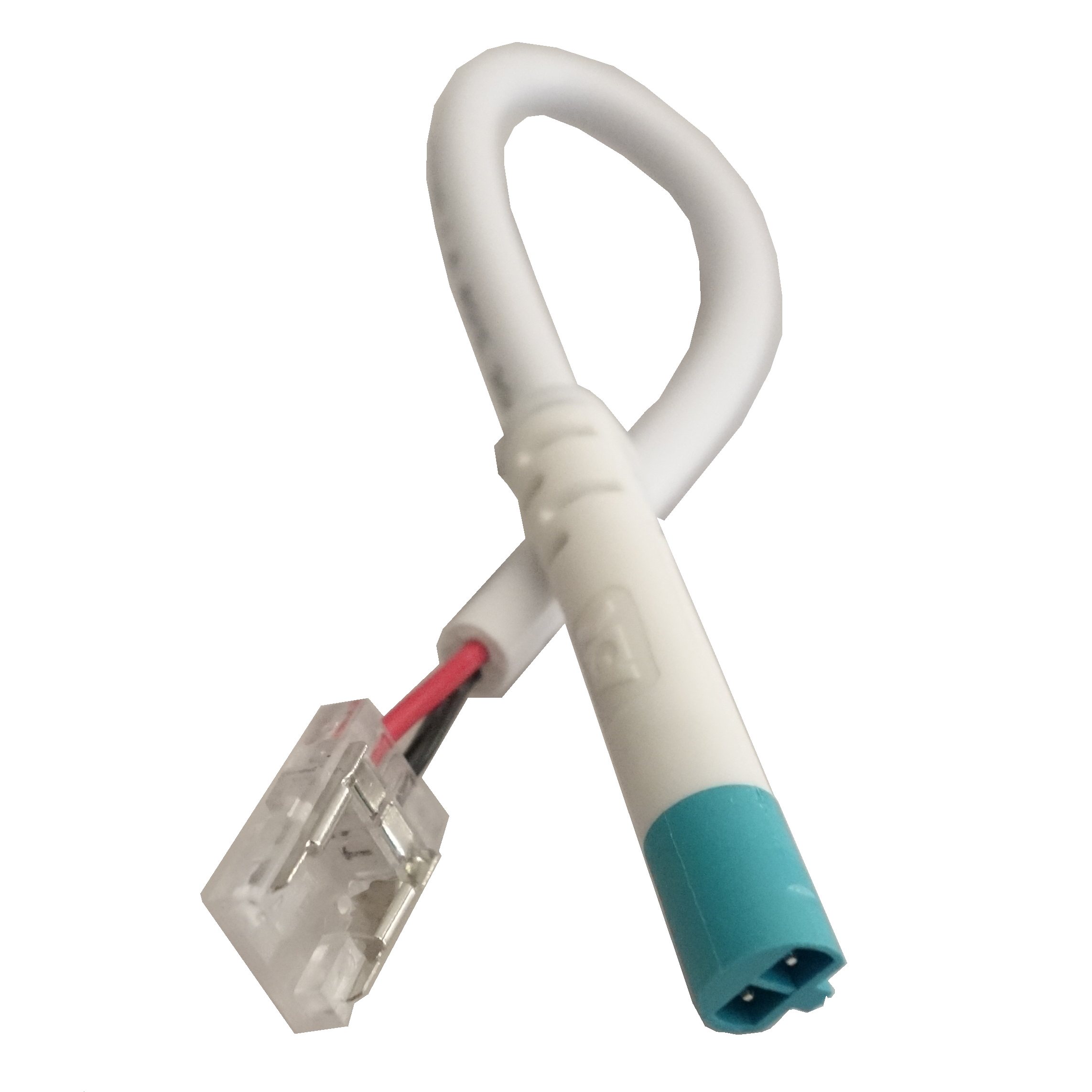 Rallonge COB 8mm 2P + FK24V mâle - 15 cm