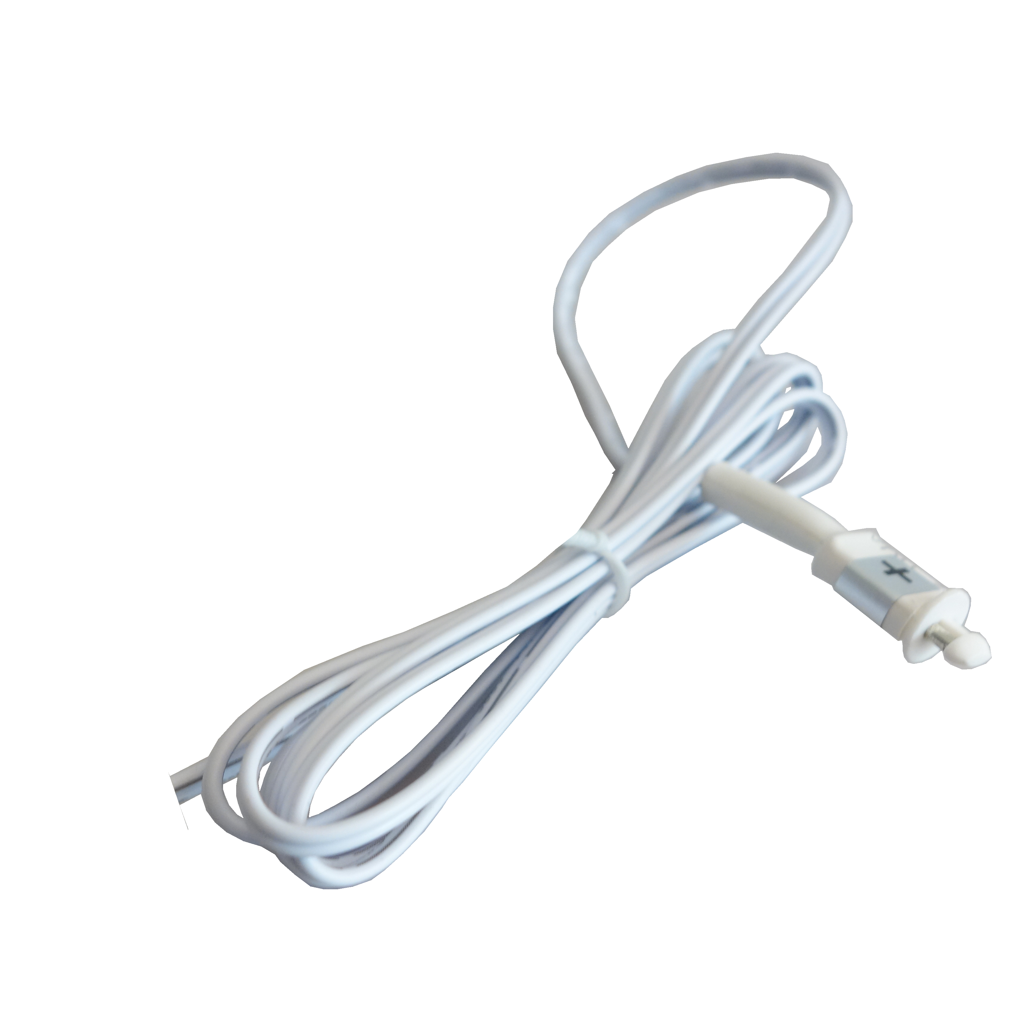 Rallonge avec connecteur 2P + Mikkro mâle - Blanc détrompeur à GAUCHE L1300mmx2