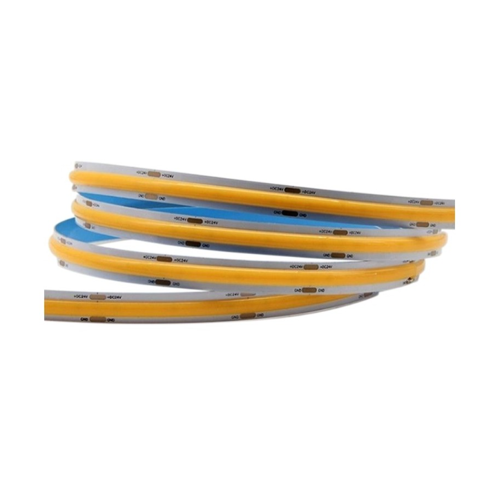 Strip LED IP20 COB 9,6W/m 3000K 24V 8mm IRC90 - 50M