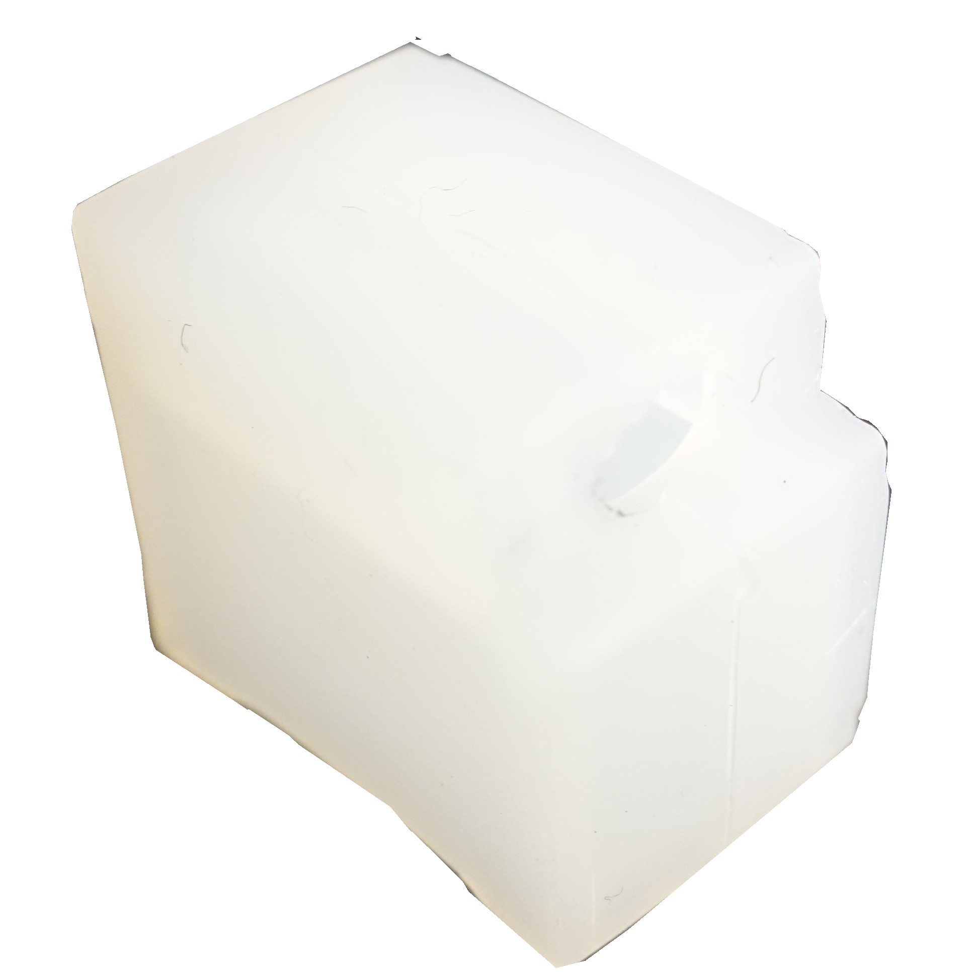 Terminaison silicone pour neonflex avec sortie en retrait : 12x20mm