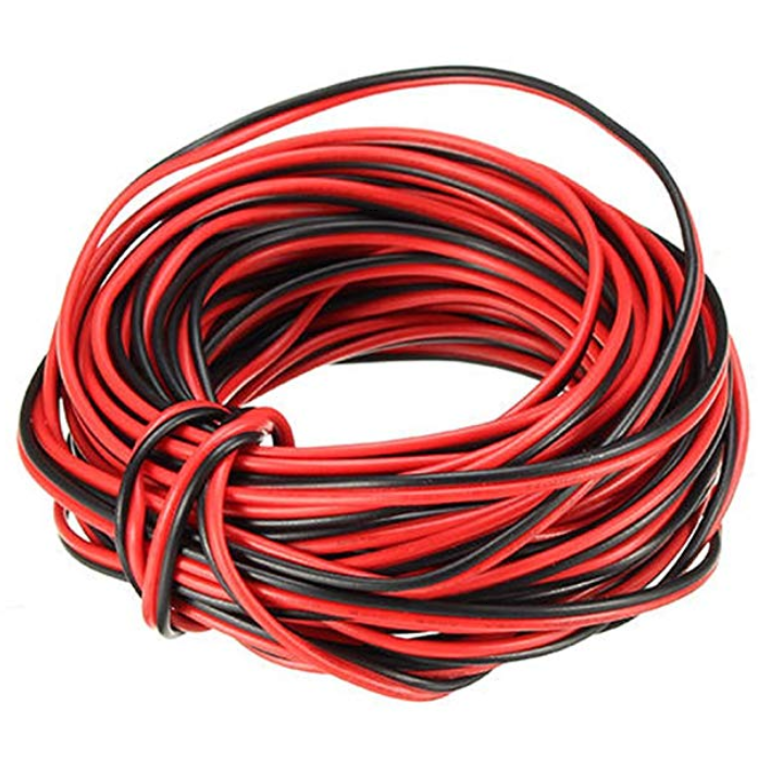 Câble Rouge/Noir Strip LED 2 Pin 5m