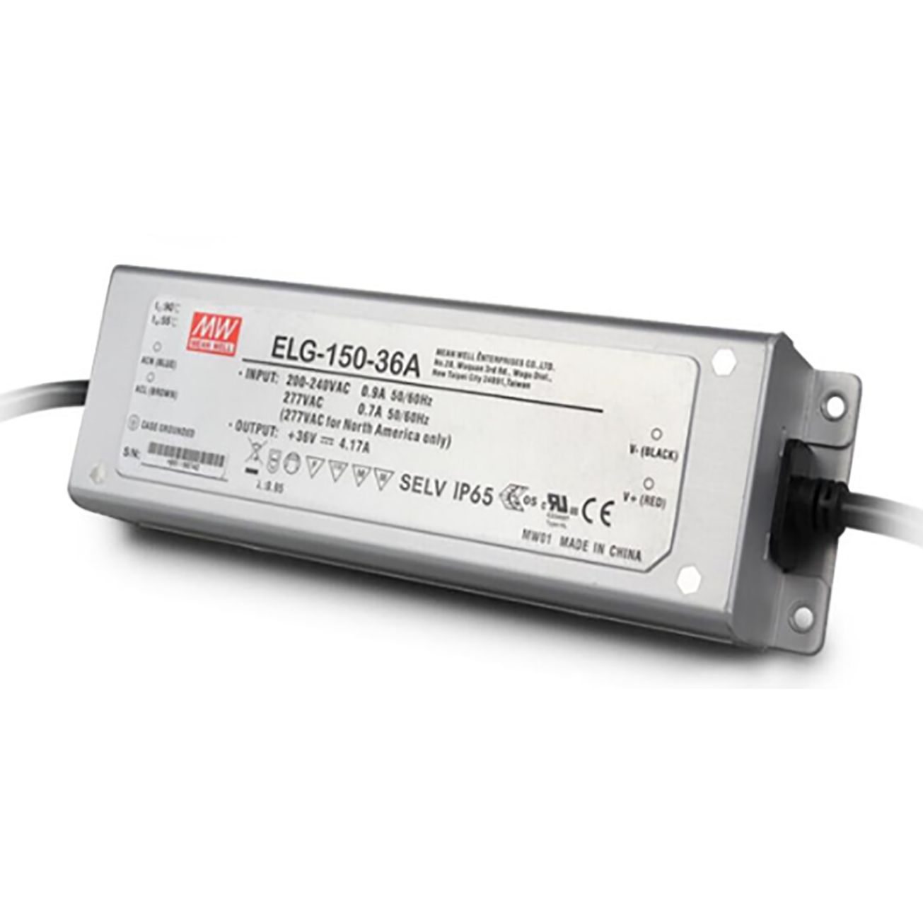 Driver LED 36V 150W IP67 MW ELG-150-36A-3Y