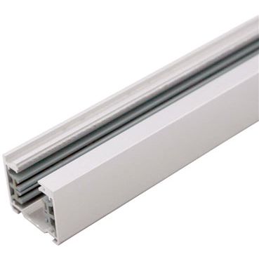 Rail 3 phases 2m - finition blanc