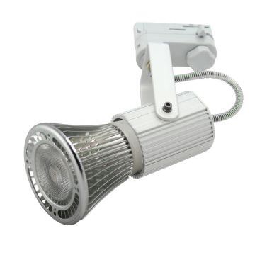 Spot pour rail 3 phases E27 couleur blanc