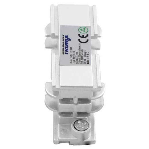Connecteur - I - en ligne intérieur rail 3 phases Blanc XTS21