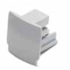 Embout de finition Blanc pour rail 3Ph.