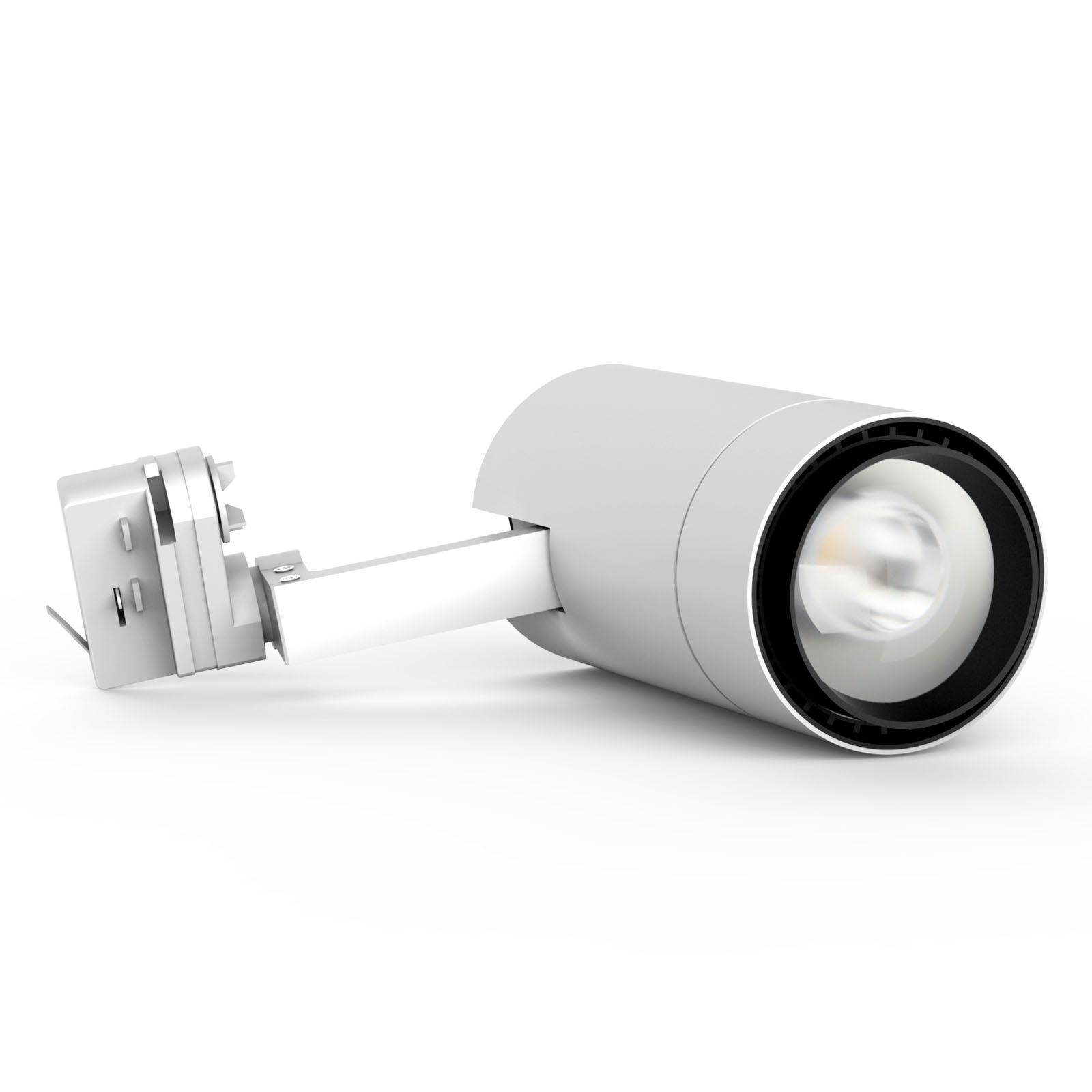 Projecteur blanc LED COB 3 phases sur rail 35W 3720L 4000K 10-60° IRC90