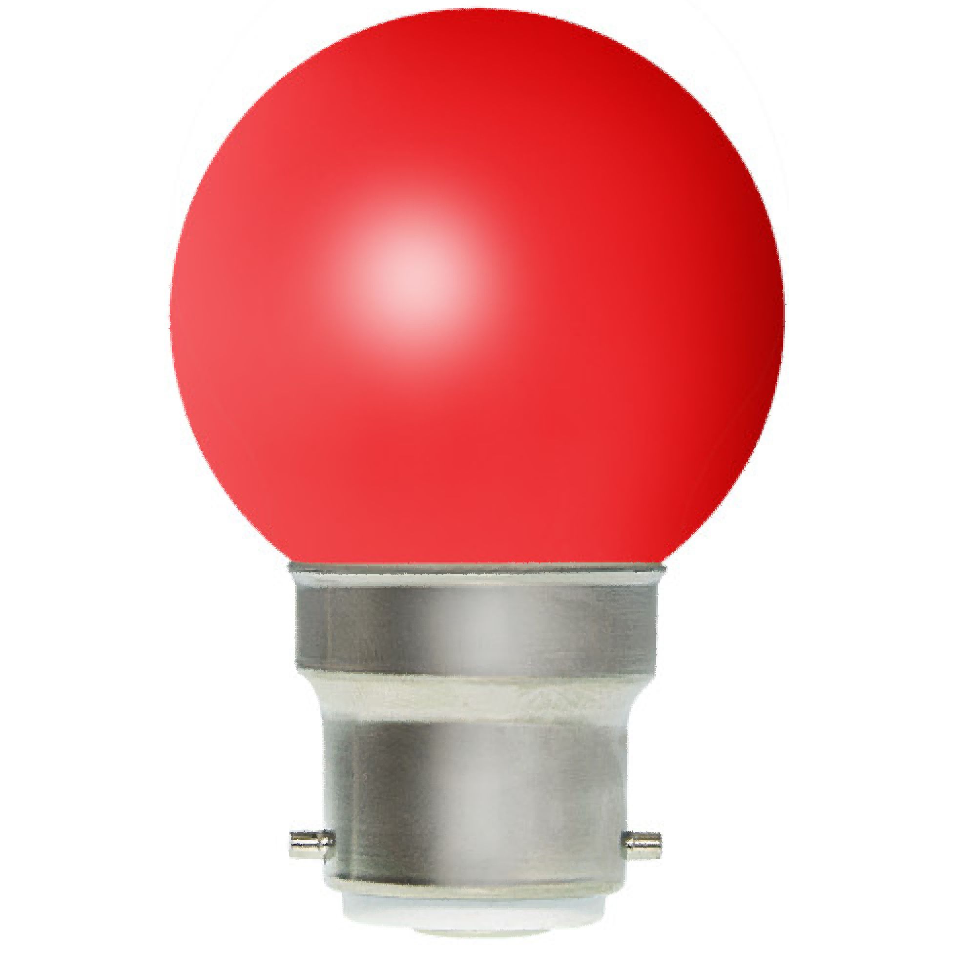 Ampoule guirlande LED SMD Ronde B22 1W Rouge
