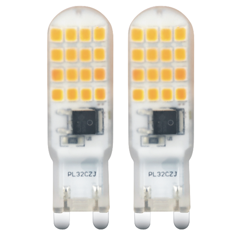 Ampoule capsule LED SMD 3000K 4W 350L G9 -x2