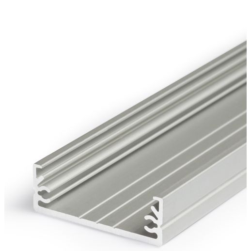 Profilé alu anodisé Wide24 2M avec diffuseur dépoli