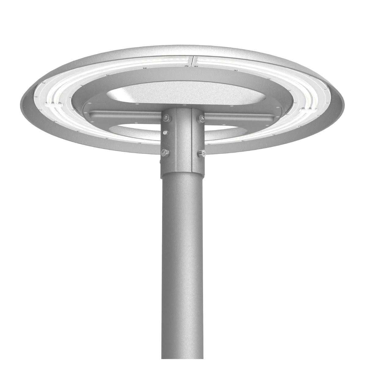 Streetlight LED anneau gris 50W 120° 160L/W 2700K