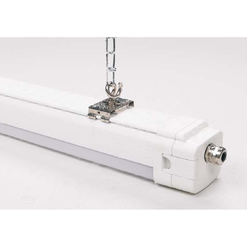 Réglette TRIPROOF LED 58W 8700L 4000K 90° IP67 IRC>83