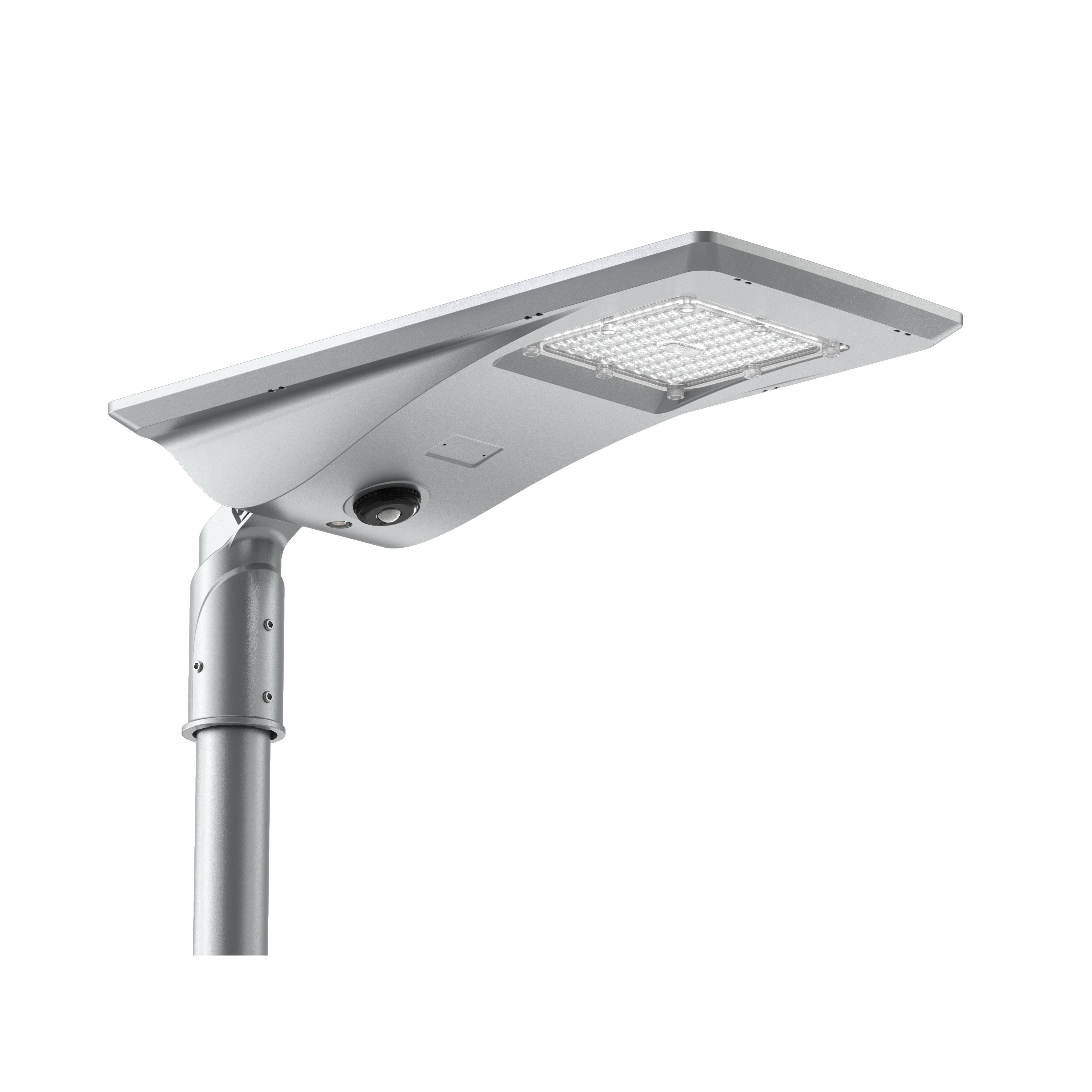 Candélabre Solaire ST43 Hybride 20W 3000K 4000L IRC80