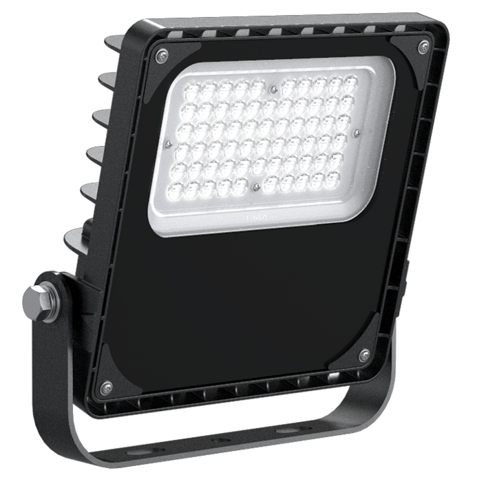 Projecteur LED PRO 50W 3000K 7500L Noir - 55x125°