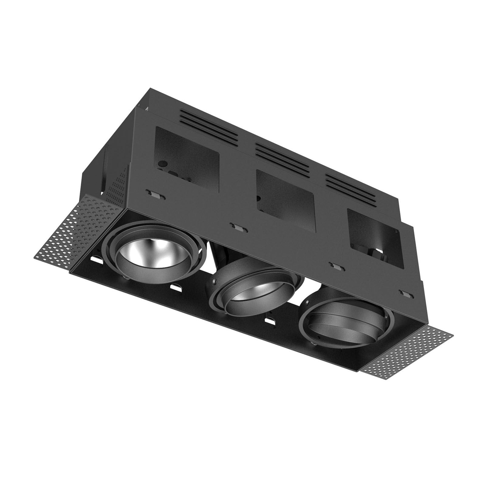 Projecteurs encastré x3 404x113x154 - noir - 36W 4000K