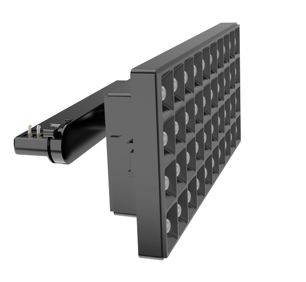 Linear Lighting LED 291mm pour rail 3Phases Noir 4000K 22W 110Lm/W IRC90