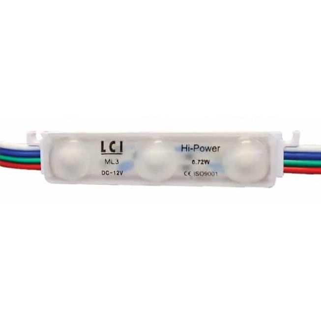LED RGB module 3 LEDS IP68