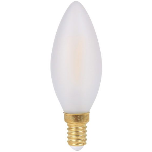 Ampoule LED Fil. Flamme dépolie 2W 2700K E14
