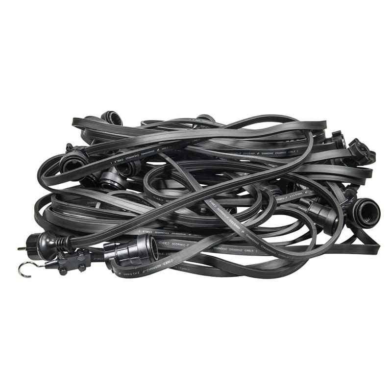 Guirlande Guinguette 100 mètres + 100 douilles E27