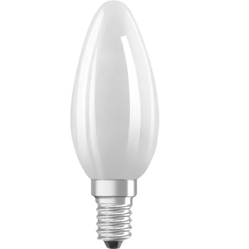 OSRAM Ampoule LED Flamme verre dépoli 6,5W=60 E14 chaud