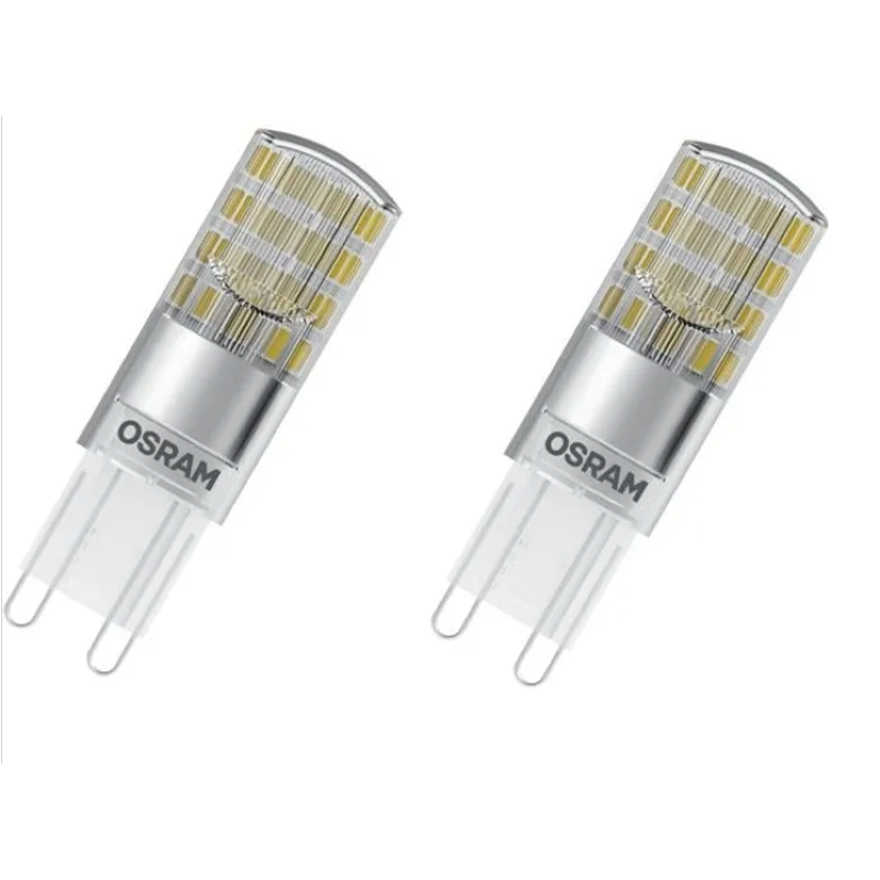 OSRAM Lot de 2 Ampoules capsules LED G9 dépolies 2,6 W équivalent à 30 W blanc chaud