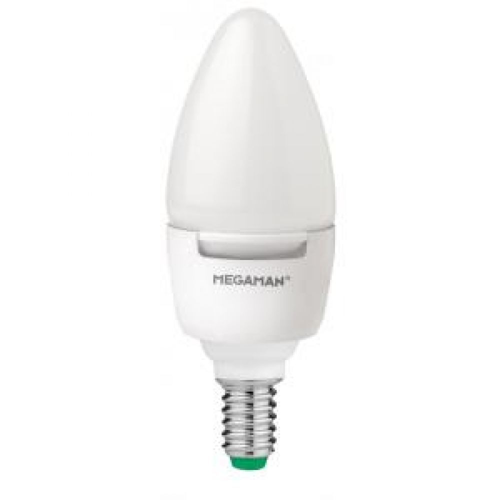 Ampoule LED Flamme opale Megaman E14 7W 2800K dim.