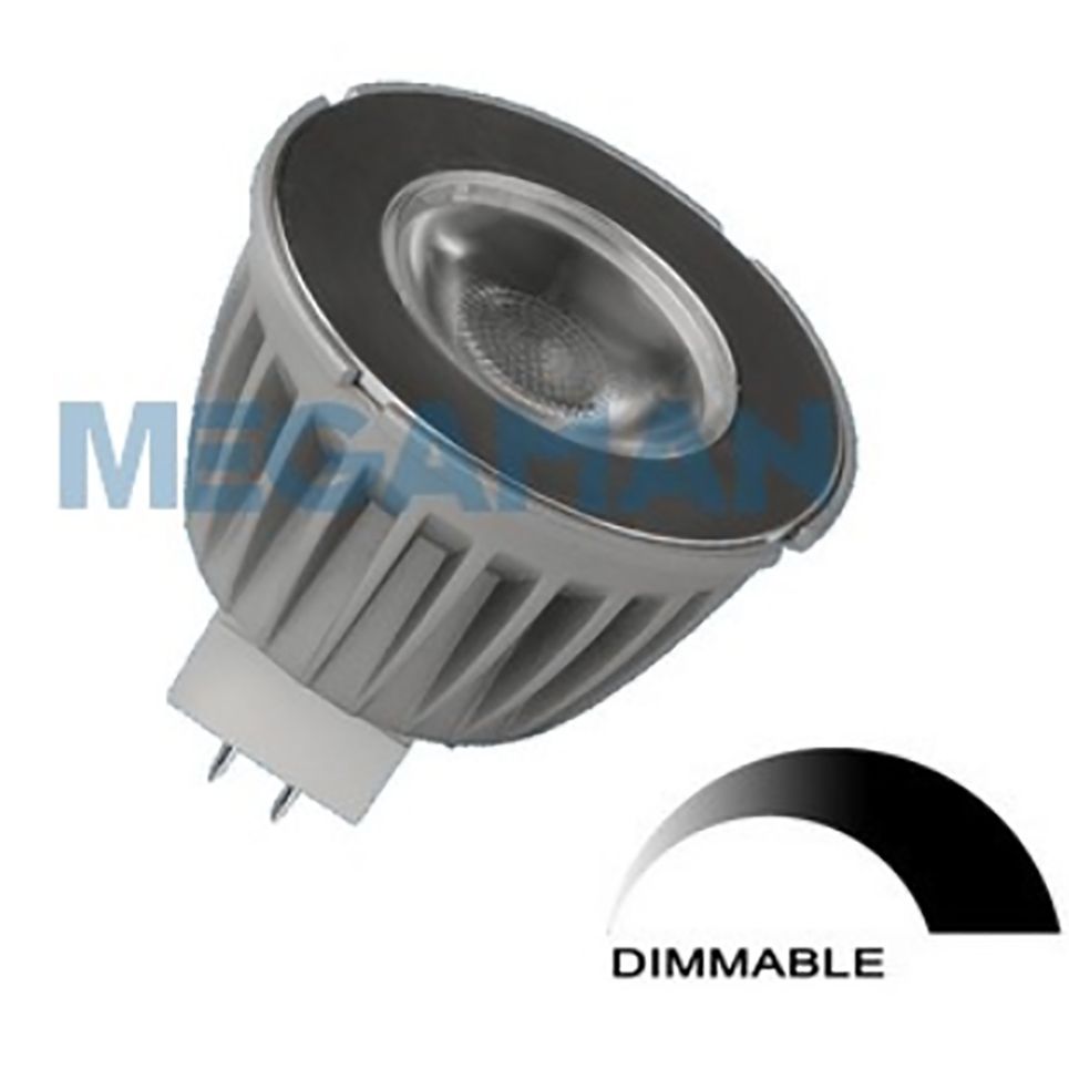 Ampoule LED MR16 24° 4000K 8W 450L GU5,3 -dimmable -Megaman